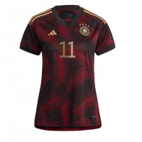 Tyskland Mario Gotze #11 Bortatröja Kvinnor VM 2022 Korta ärmar